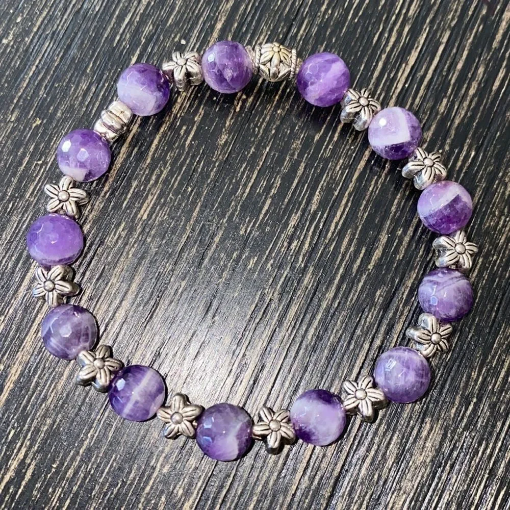Amethyst Handmade bracelet.